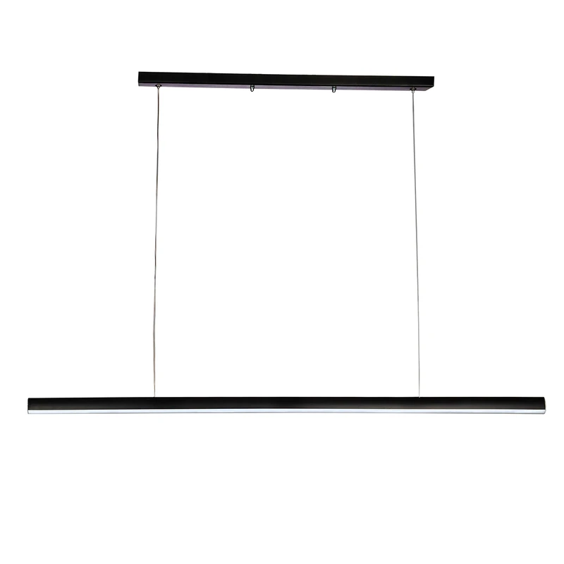 لوستر مدرن سقفی اتاق چشمه نور مدل L6435/100BK مهتابی