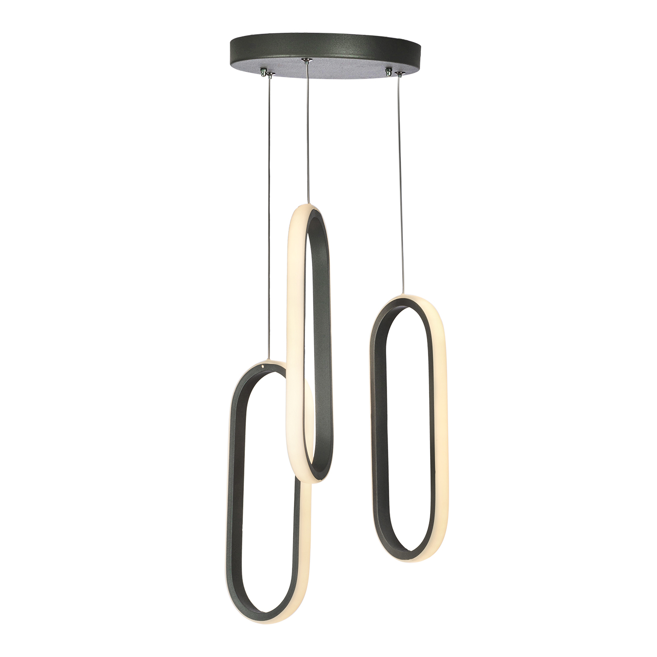 لوستر مدرن سقفی اتاق چشمه نور مدل L6408/3T مهتابی