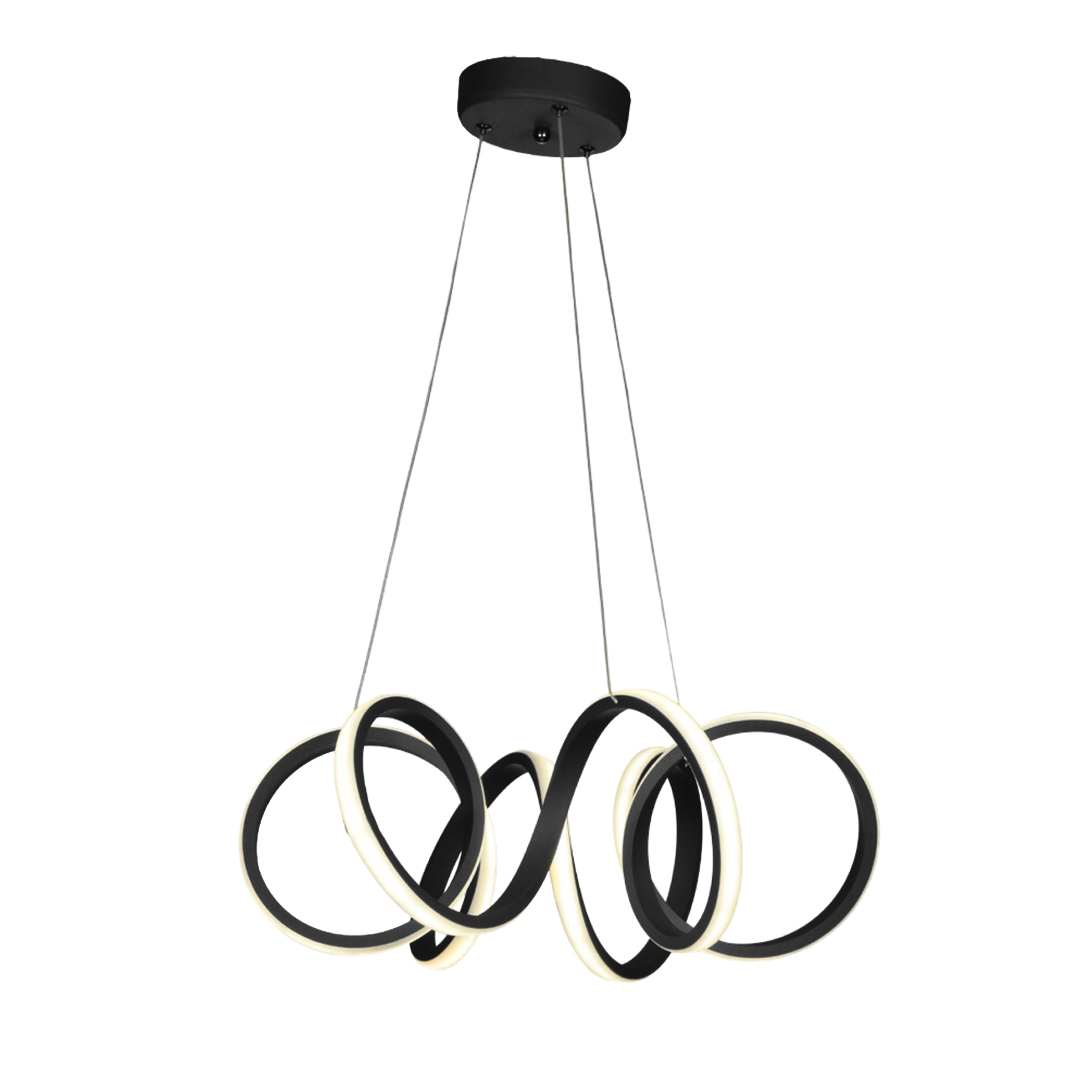 لوستر مدرن سقفی اتاق چشمه نور مدل A6398 ریموت دار