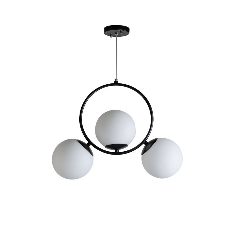 لوستر مدرن سقفی اتاق چشمه نور مدل A1255/3