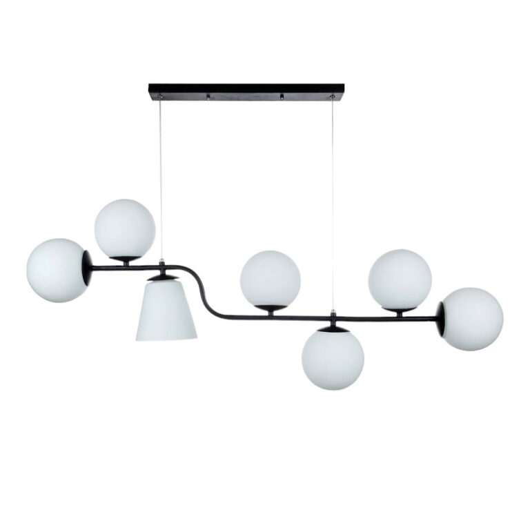 لوستر مدرن سقفی اتاق چشمه نور مدل A1247/7