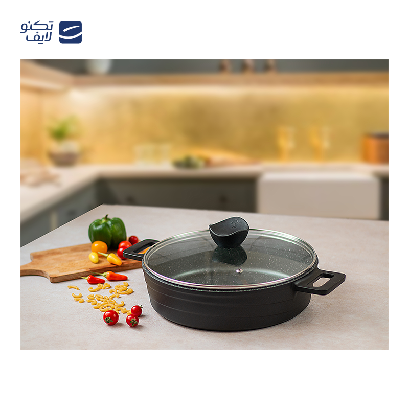 تابه دودسته تکنو مدل اورس سایز 28