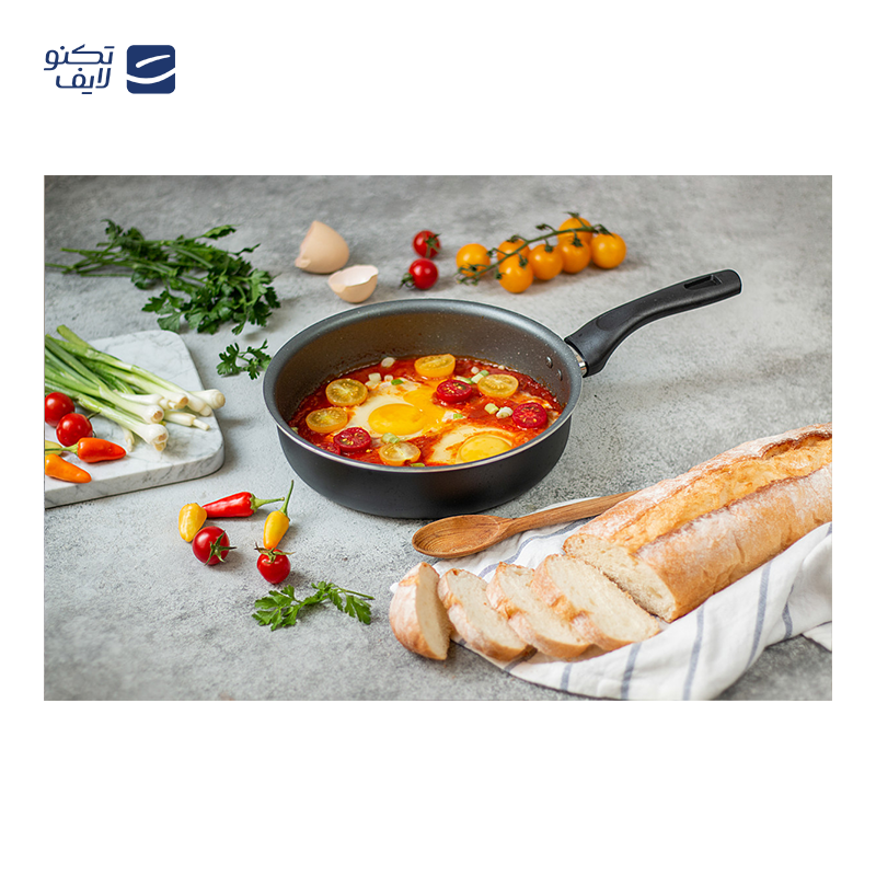 تابه تکدسته تکنو مدل آنتیک سایز 24بدون درب