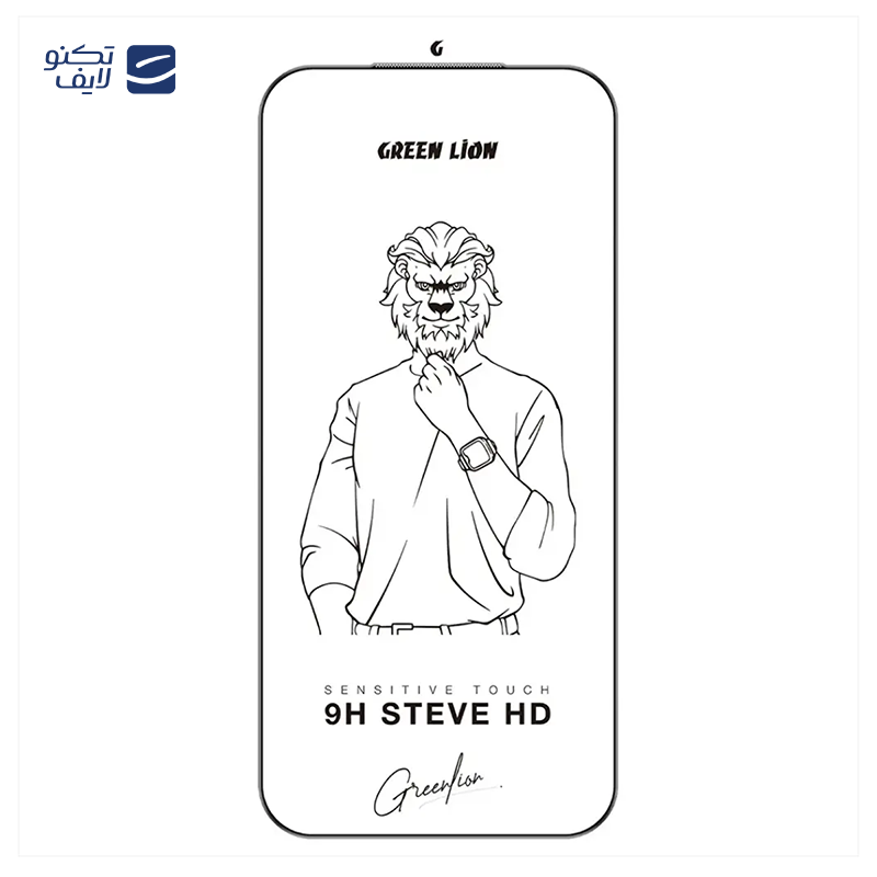 gallery-گلس گوشی اپل iPhone 17 Pro گرین لاین مدل 9H Steve HD copy.png