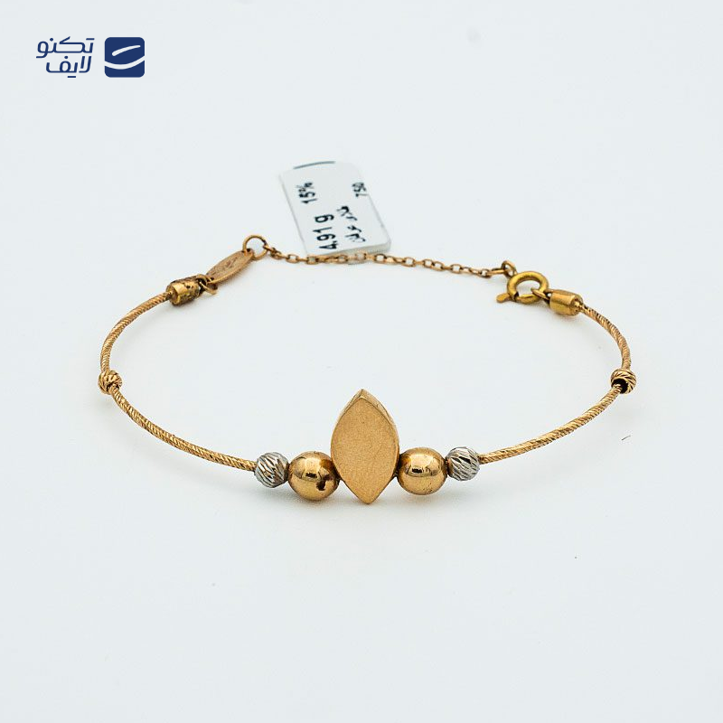 gallery-دستبند طلا زنانه گالری طلا عرفان مدل آلبرنادو پشت زنجیری کد 000263 copy.png