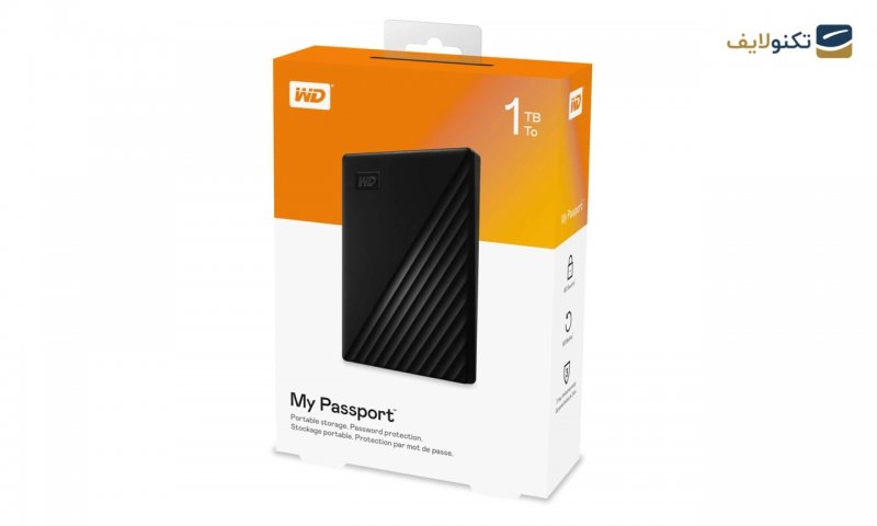 هارد اکسترنال وسترن دیجیتال مدل My Passport ظرفیت 5 ترابایت