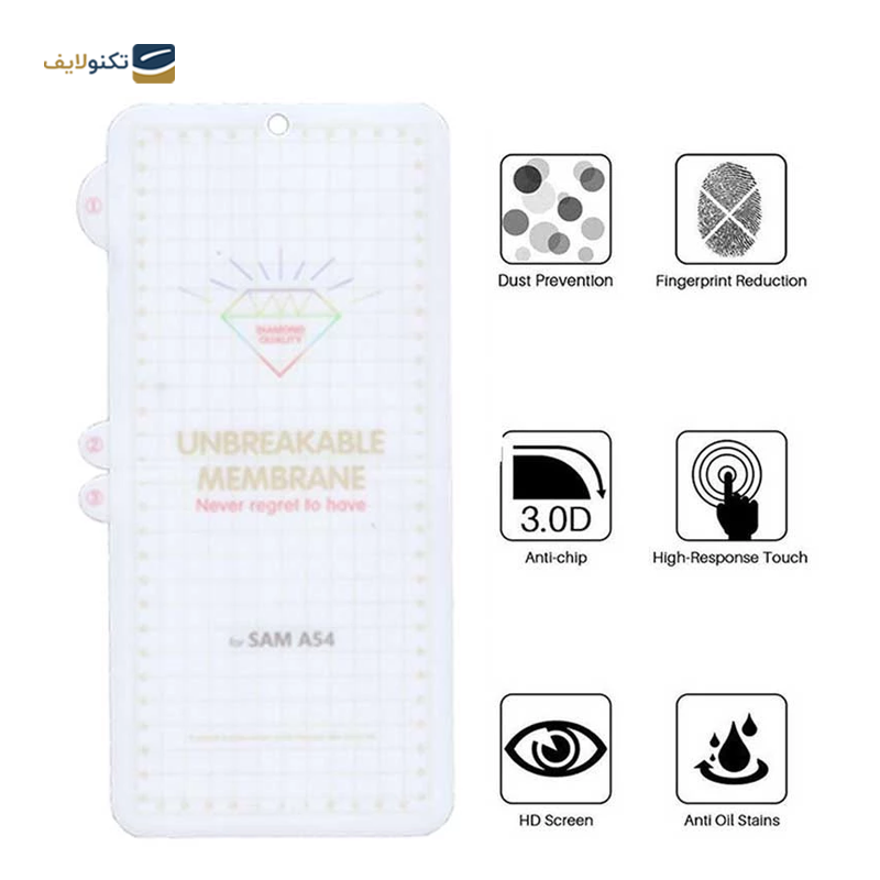 gallery-گلس گوشی سامسونگ Galaxy A54 اپیکوی مدل Hydrogel-Matte copy.png