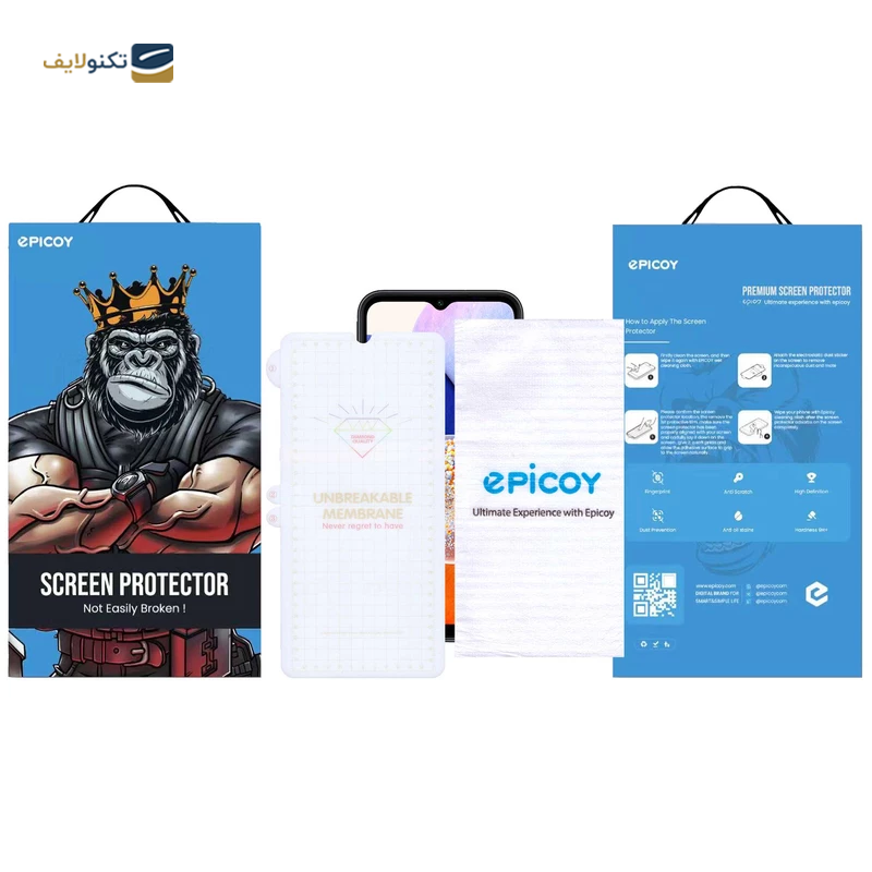 gallery-گلس گوشی سامسونگ Galaxy A14 اپیکوی مات مدل Hydrogel-Matte copy.png