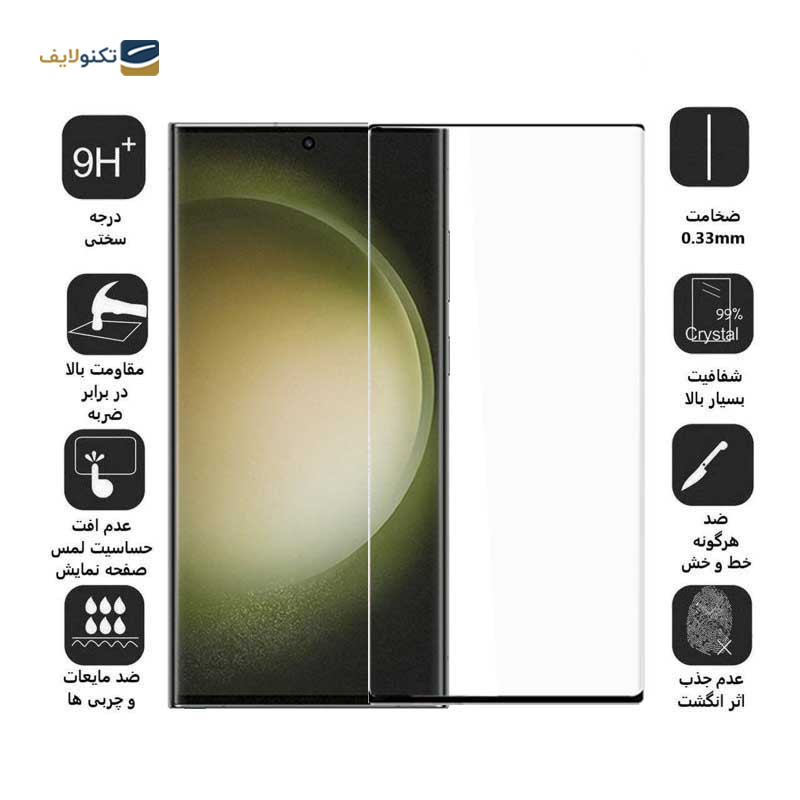 gallery-گلس گوشی سامسونگ Galaxy S23 Ultra اپیکوی مدل Anti-Static copy.png