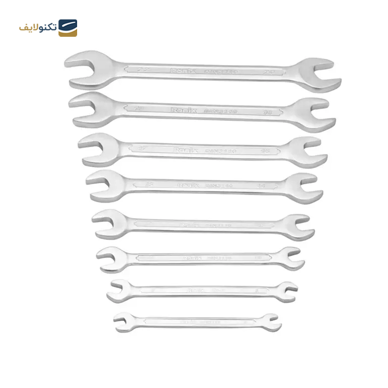 آچار تخت رونیکس مدل RH-2201 مجموعه 8 عددی آچار تخت رونیکس مدل RH-2201 مجموعه 8 عددی