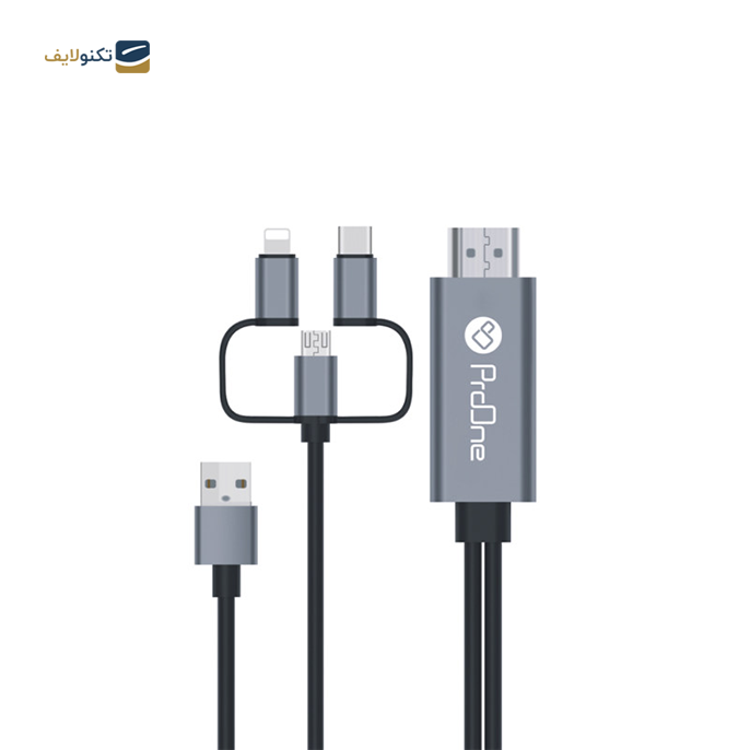 gallery-کابل میکرو یو اس بی / لایتنینگ / تایپ سی به HDMI پرووان مدل PCH70 - طول 1.8 متر-gallery-0-TLP-5843_9a671845-22d2-4bd8-a786-7d2d2abe7ca1.png