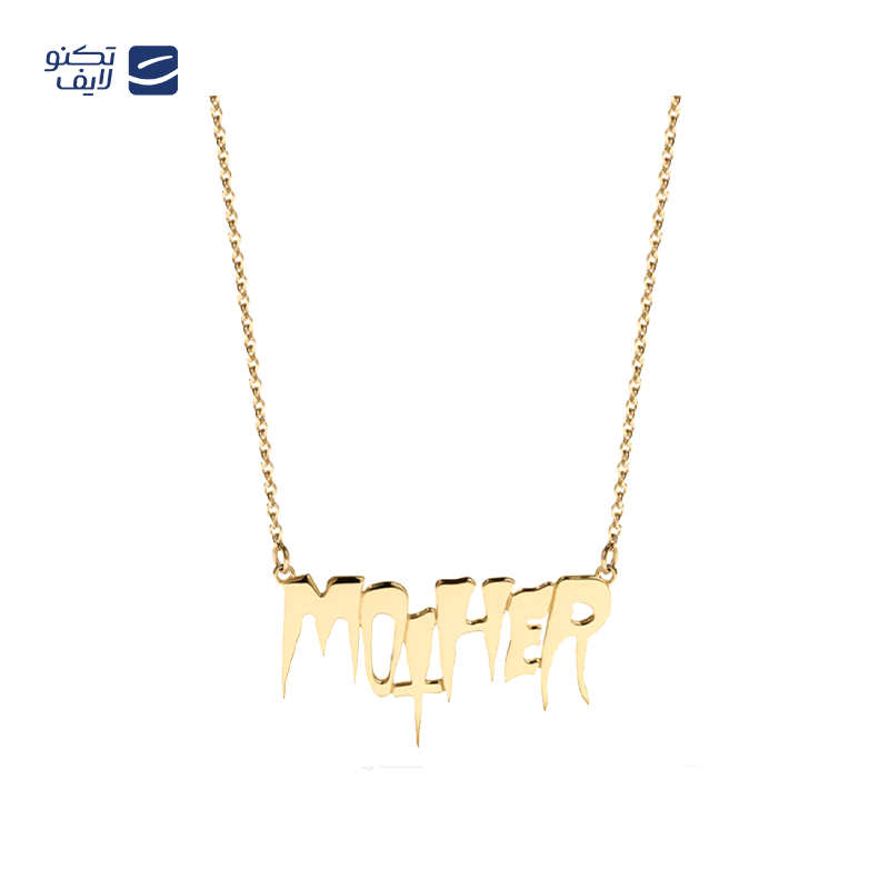 گردنبند طرح مادر طلا 18 عیار