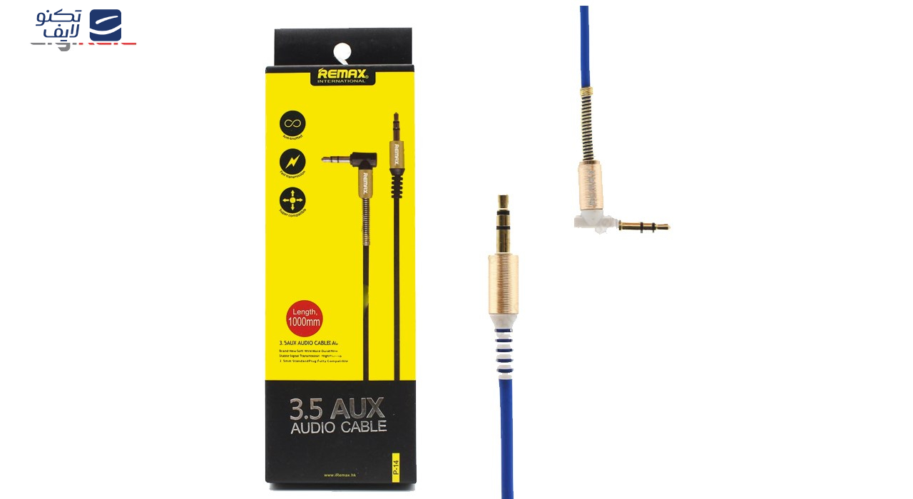 کابل AUX ریمکس مدل P-14 به طول 1 متر