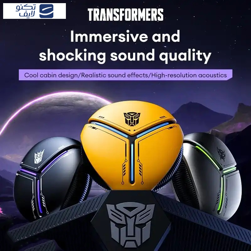 هدفون بلوتوثی ترنسفورمرز مدل TF-T30 BumleBee-Megatron