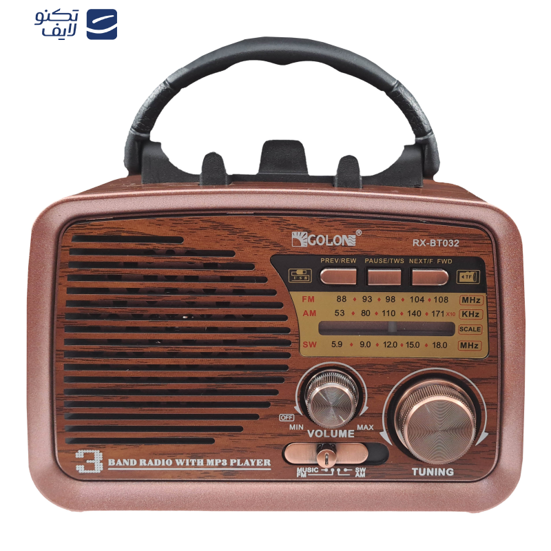 رادیو گولون مدل RX-BT032
