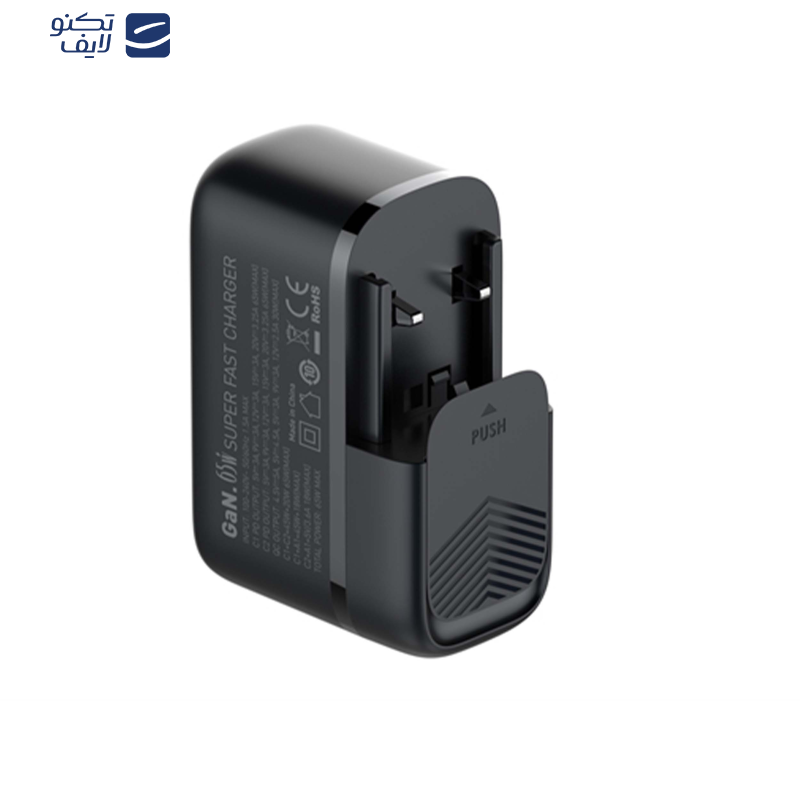 شارژر دیواری 65 وات الدینیو مدل Q366