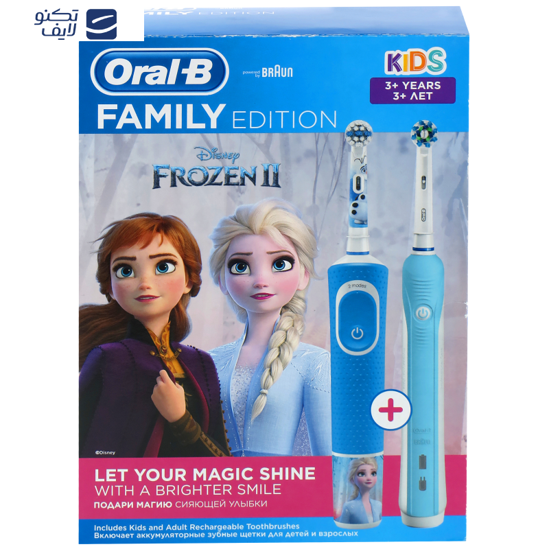 مسواک برقی اورال-بی مدل FAMILY EDITION مجموعه 2 عددی