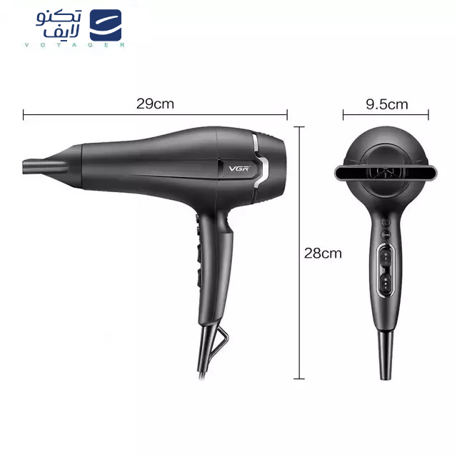 سشوار حرفه ای وی جی ار مدل V-450