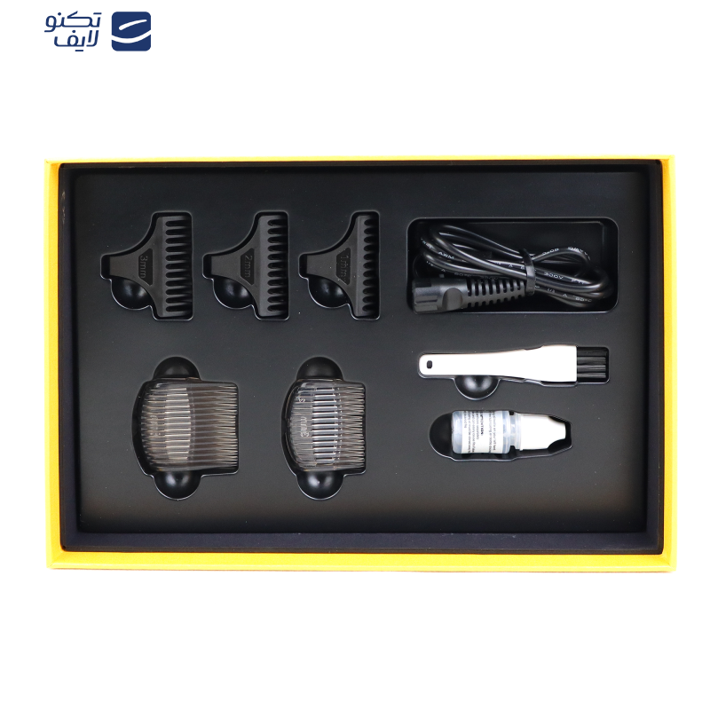 ست ماشین اصلاح موی صورت و بدن شارژی کیمی مدل KM-1537 ست ماشین اصلاح موی صورت و بدن شارژی کیمی مدل KM-1537