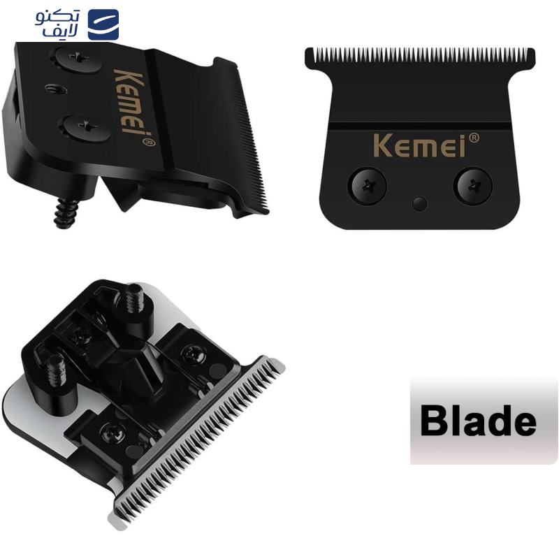 ماشین اصلاح مو سر و صورت شارژی کیمی مدل km-2299 به همراه تیغه یدک