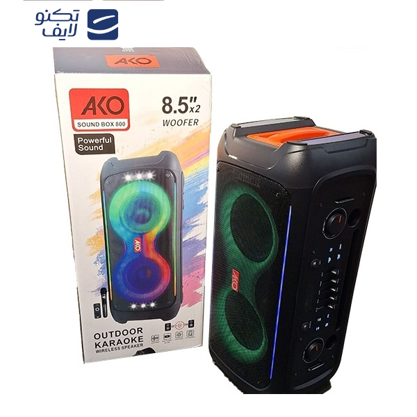 اسپیکر بلوتوثی قابل حمل آکو مدل SOUND BOX 800