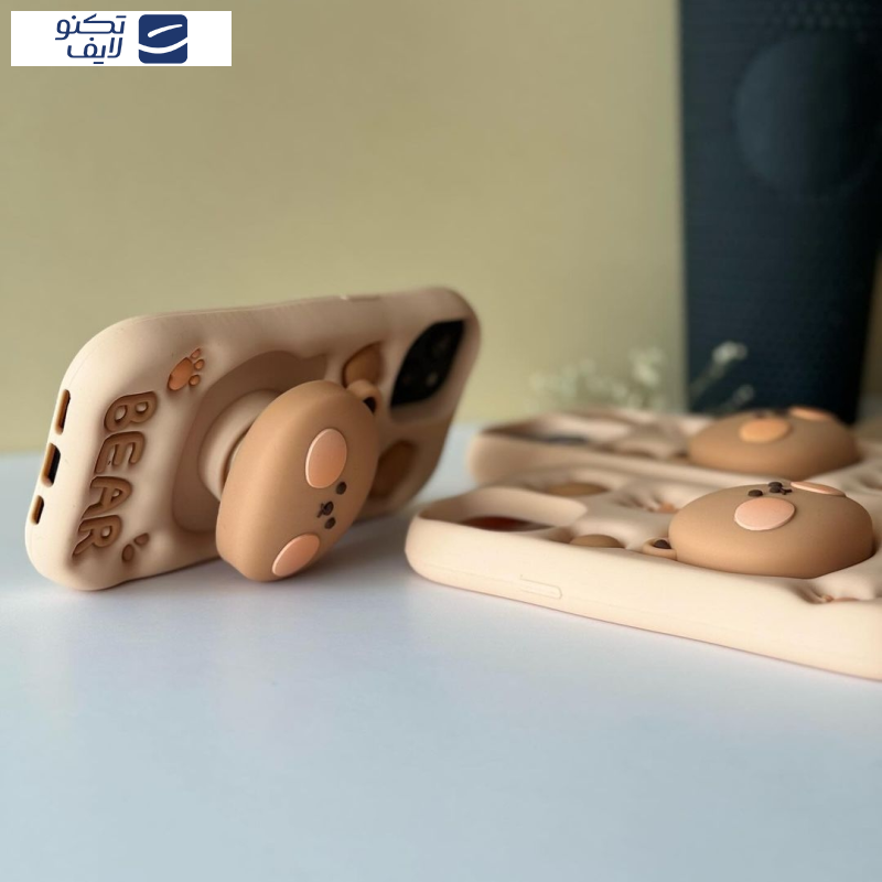 کاور مدل خرسی مدل استند شو مناسب برای گوشی موبایل اپل iphone 13 promax