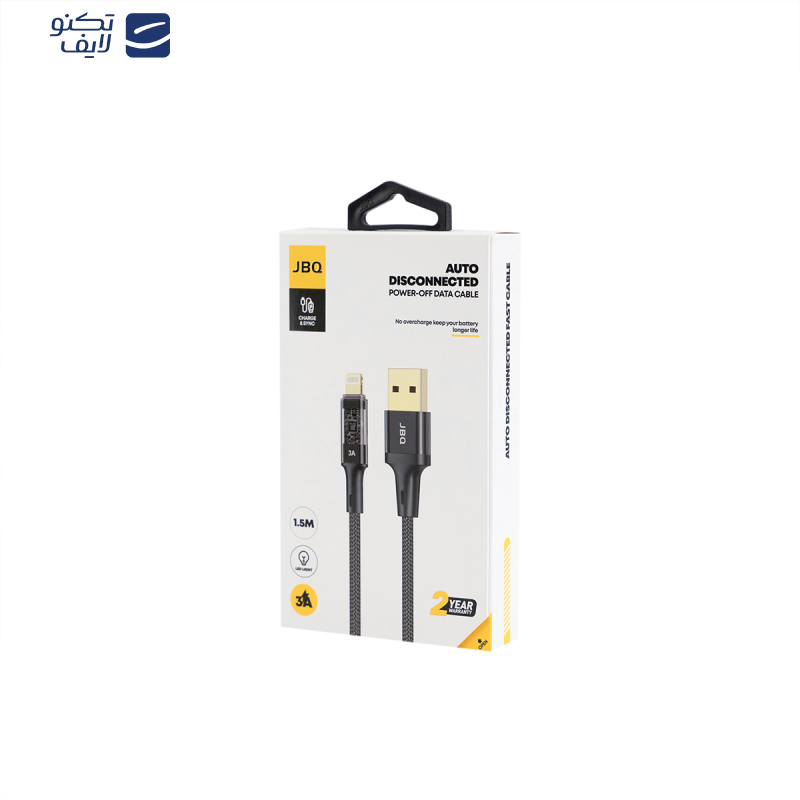 کابل تبدیل USB-C به لایتنینگ جی بی کیو مدل CA-728 طول 1.5 متر