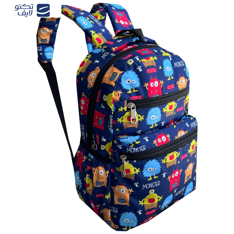 کوله پشتی بچگانه فوروارد کد FCLT5025 MONSTER BACTERIA