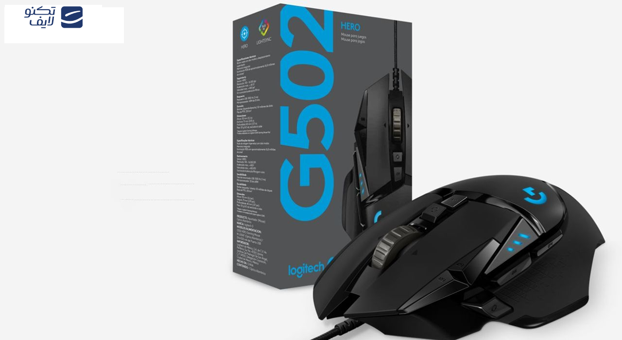 ماوس مخصوص بازی لاجیتک مدل G502 Hero