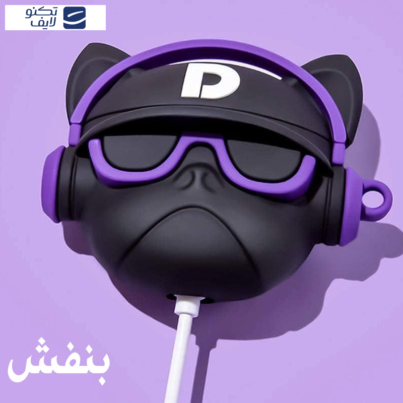 کاور مسیر مدل Bulldog Character Silicone مناسب برای کیس اپل ایرپاد 4 به همراه آویز