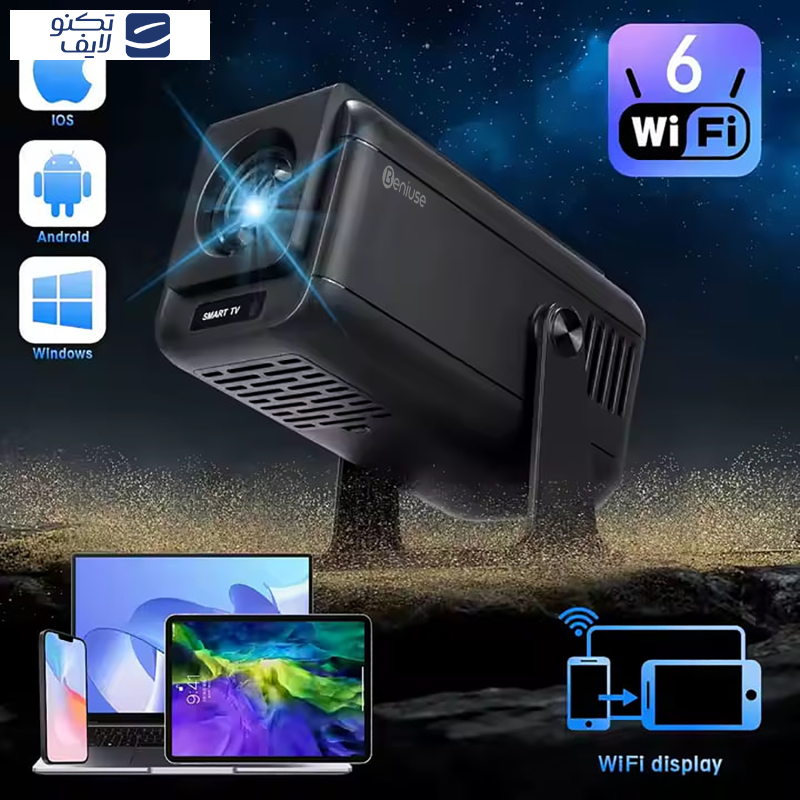 ویدئو پروژکتور بنیوس مدل BE-VP10 کد V1 ویدئو پروژکتور بنیوس مدل BE-VP10 کد V1