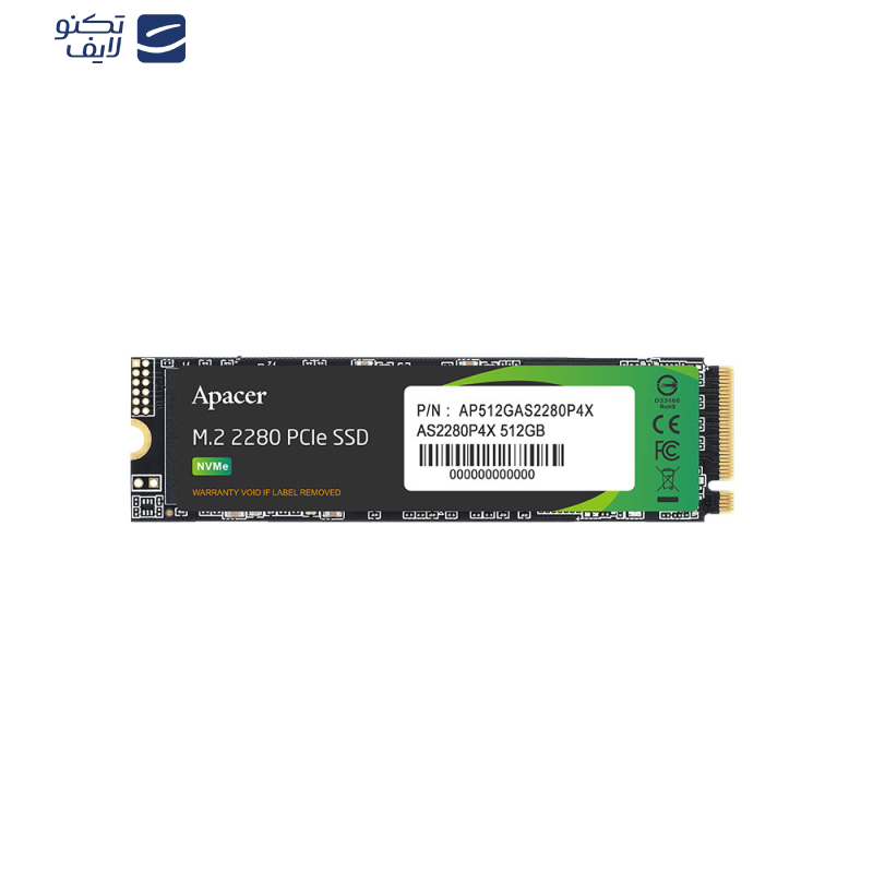 اس اس دی اینترنال اپیسر مدل M.2 AS2280P4X ظرفیت 256 گیگابایت