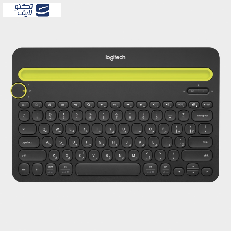 کیبورد بی سیم لاجیتک مدل K480، سوییچ ممبران ، TenKeyLess