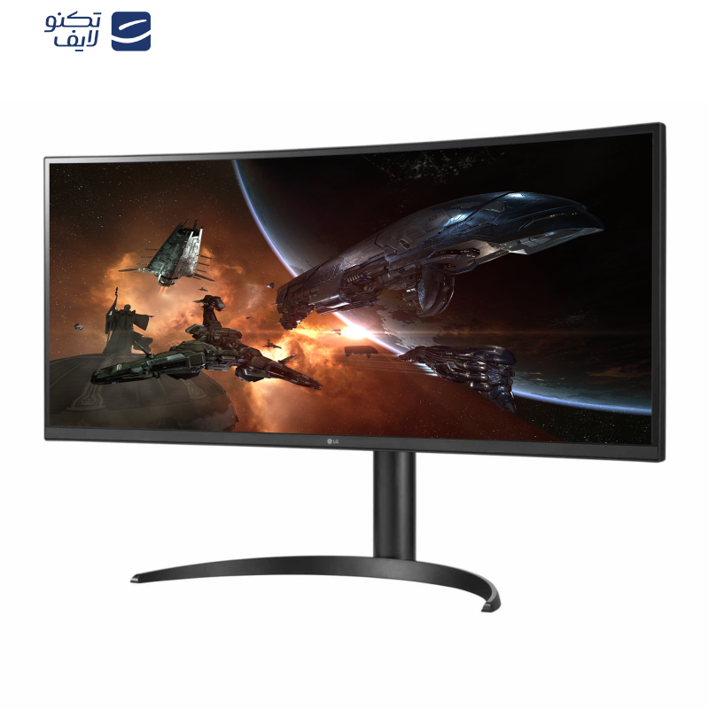 مانیتور خمیده ال جی مدل 34WQ75C-B سایز 34 اینچ