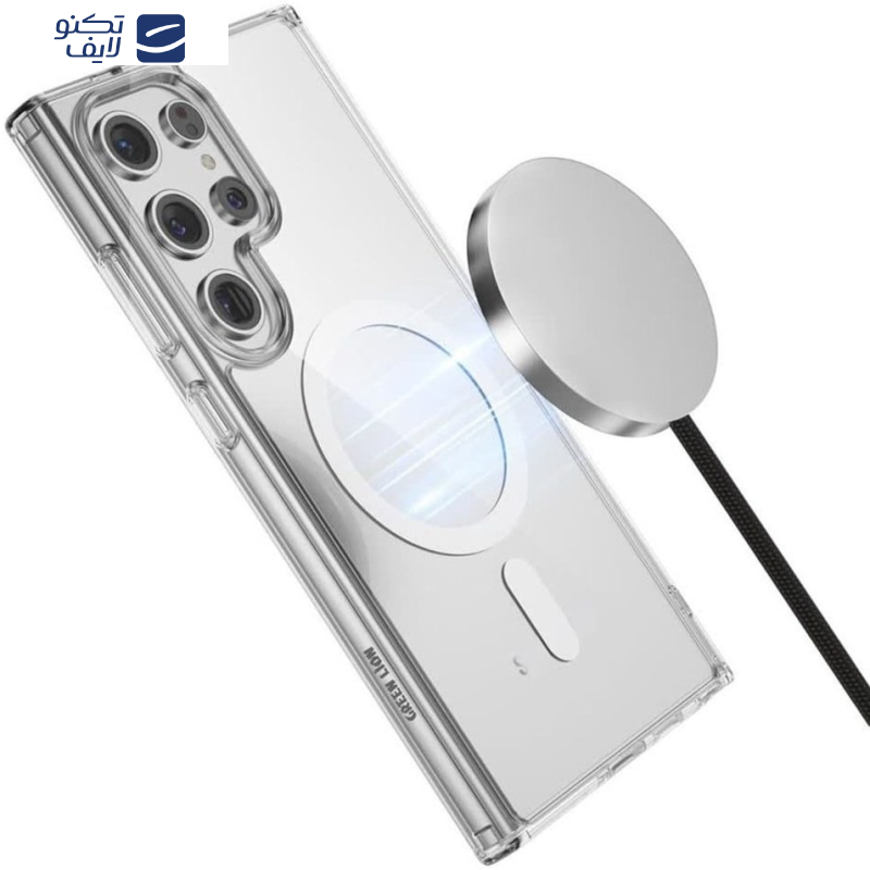 کاور گرین مدل Delgado PC مناسب برای گوشی موبایل سامسونگ Galaxy S24 Ultra