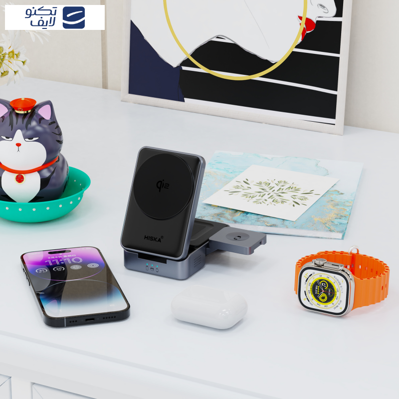 شارژر بی سیم هیسکا مدل HR-15