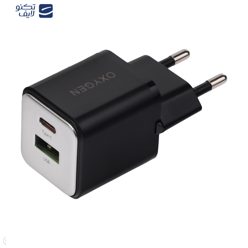 شارژر دیواری 30 وات اکسیژن مدل CH-9 به همراه کابل USB-C