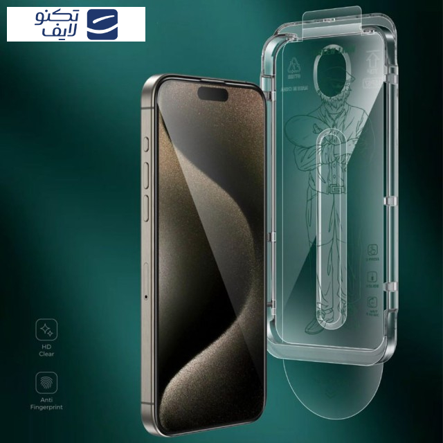 محافظ صفحه نمایش گرین لاین مدل Picasso 3D مناسب برای گوشی موبایل اپل iphone 15 pro Max