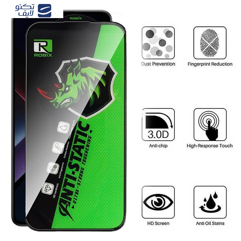محافظ صفحه نمایش اپیکوی مدل Rhino Robix مناسب برای گوشی موبایل شیائومی Poco X7 Pro /X6 Pro / Redmi Note 14 /Turbo 4