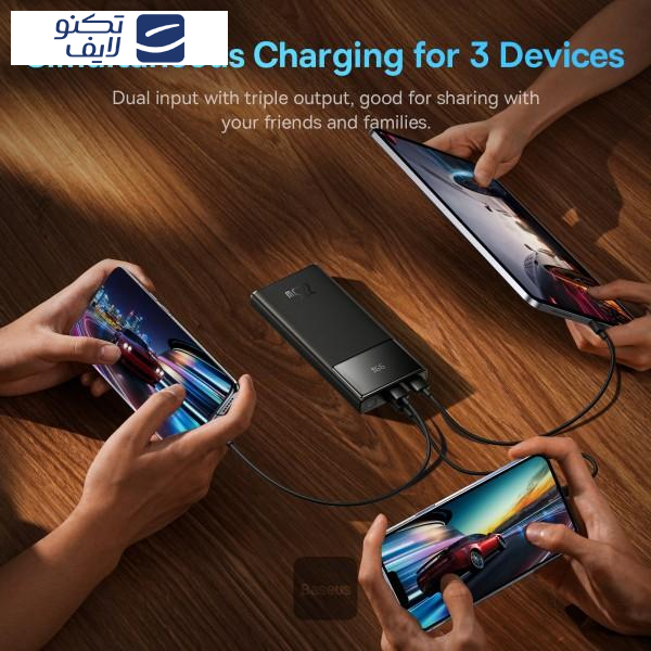 پاوربانک بیسوس مدل STAR-LORD-P10022904113-30W ظرفیت 10000 میلی آمپر ساعت پاوربانک بیسوس مدل STAR-LORD-P10022904113-30W ظرفیت 10000 میلی آمپر ساعت