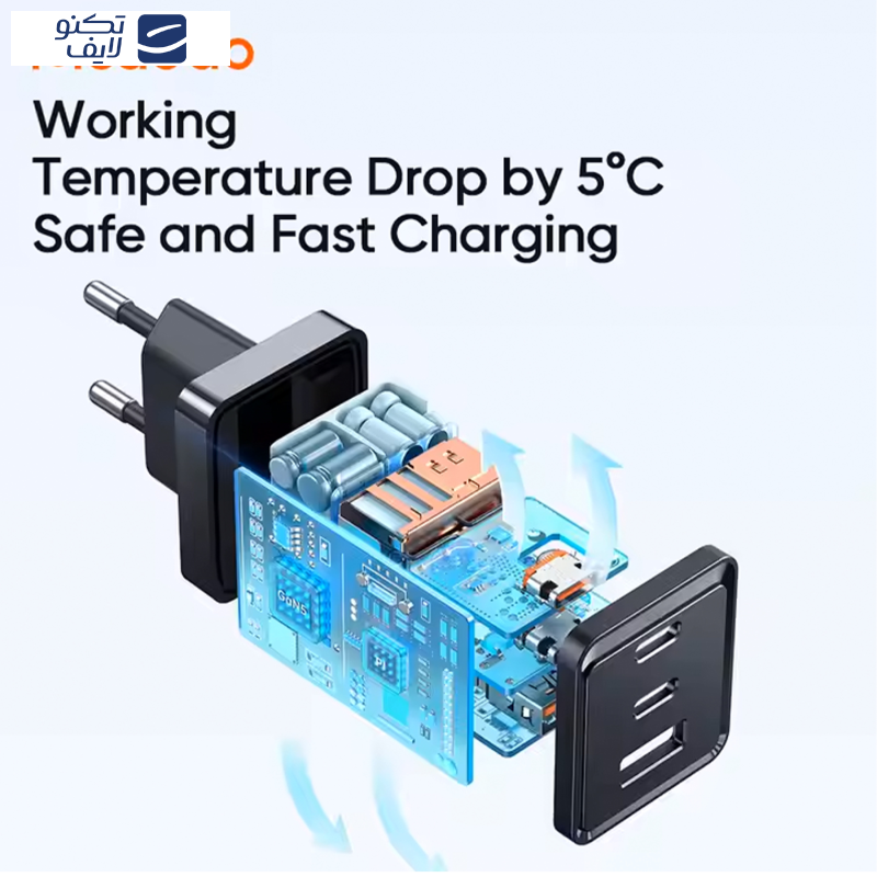 شارژر دیواری 67 وات مک دودو مدل CH-1543