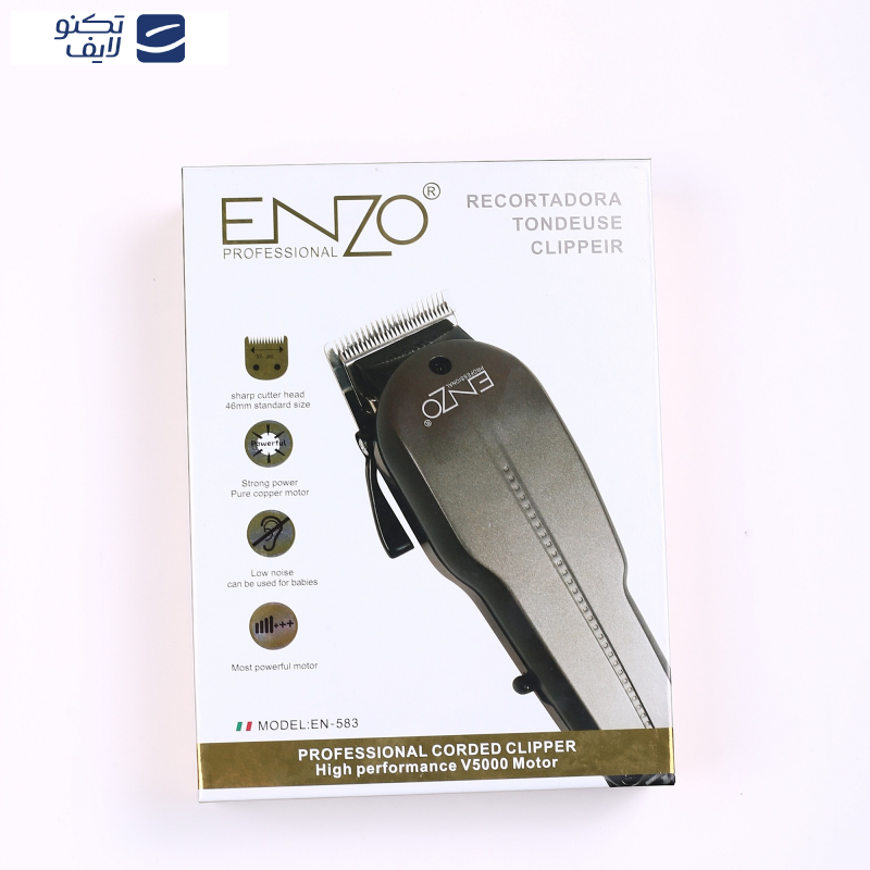 ماشین اصلاح موی سر و صورت انزو پروفیشینال مدل en-583