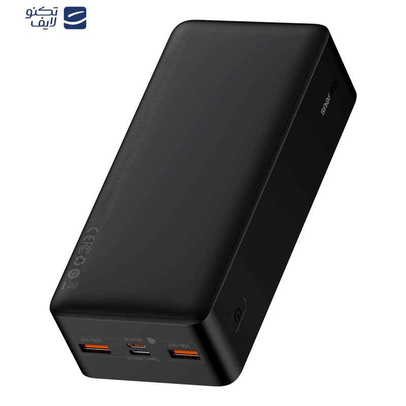 پاوربانک باسئوس مدل Bipow ظرفیت 30000 میلی آمپر ساعت