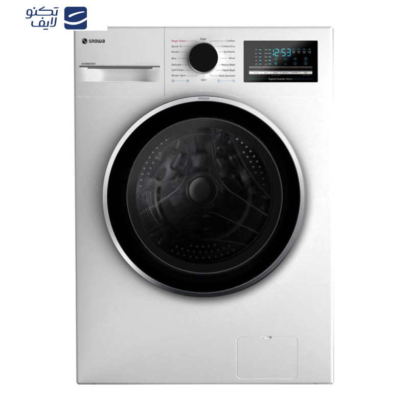 ماشین لباسشویی 8 کیلوگرم اتوماتیک اسنوا مدل SWM-B80W