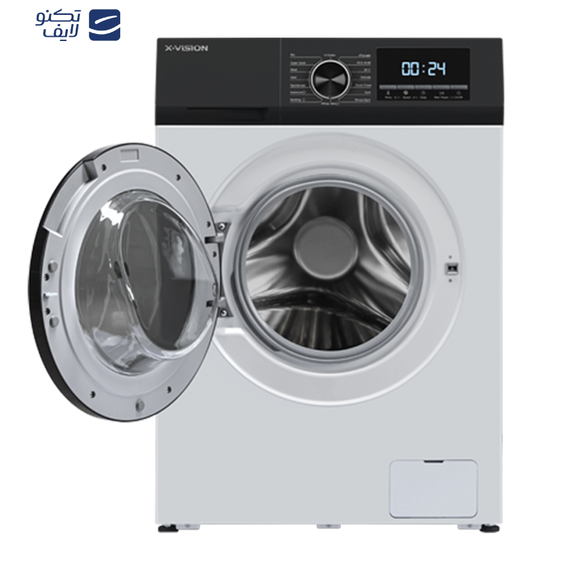 ماشین لباسشویی اتوماتیک ایکس ویژن مدل TP92-BWD ظرفیت 9 کیلوگرم