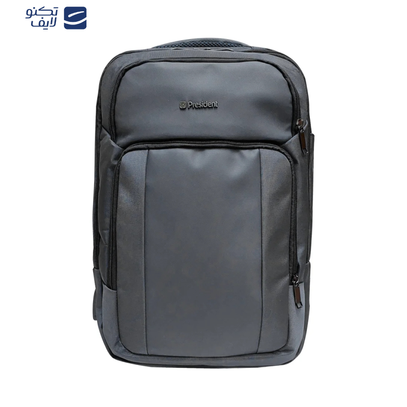 کوله پشتی لپ تاپ پرزیدنت مدل Wizard مناسب برای لپ تاپ 15.6 اینچی