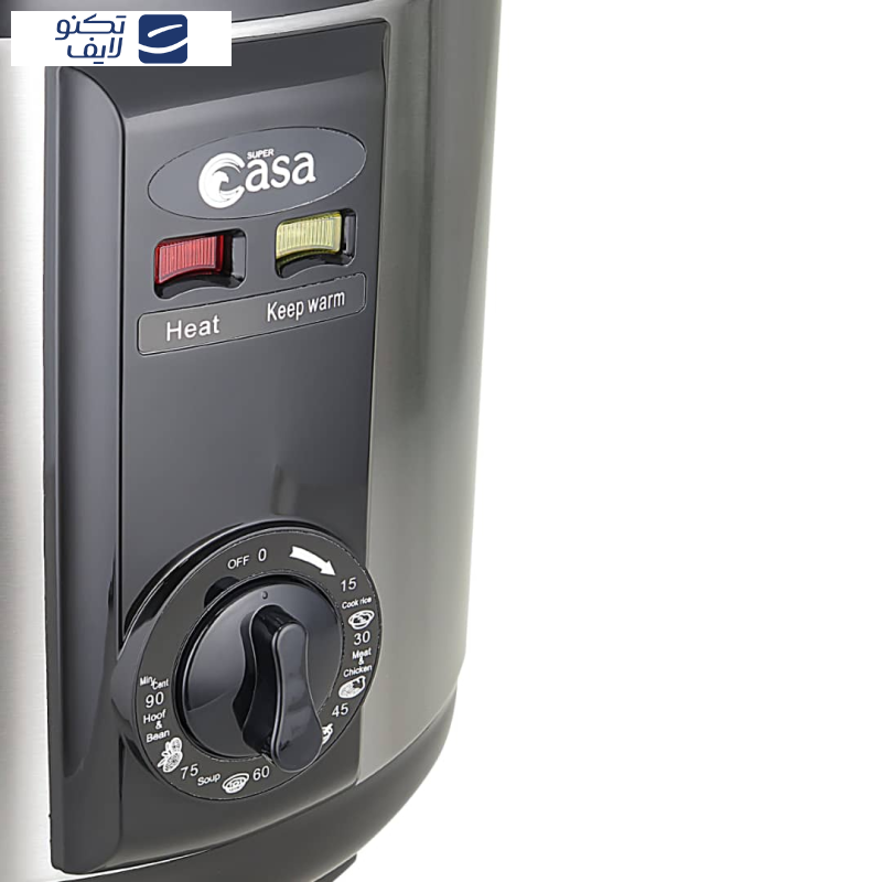زودپز برقی سوپر کاسا مدل CA-108 گنجایش 8 لیتر