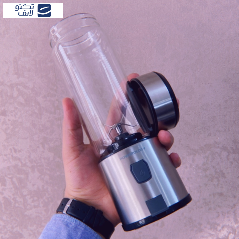 شیکر پاورولوجی مدل شارژی 126W Portable گنجایش 0.45 لیتر