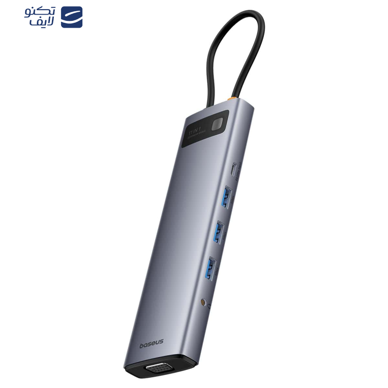 هاب 11 پورت USB-C بیسوس مدل Clarity 4K@60HZ