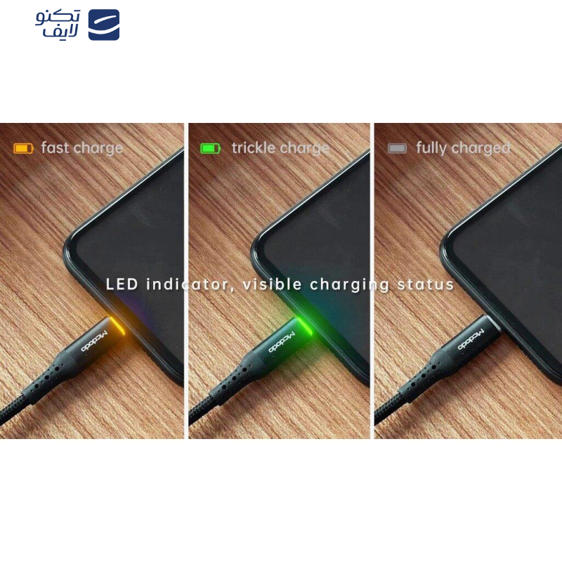 کابل تبدیل USB به لایتنینگ مک دودو مدل CA-7411 طول 1.8 متر